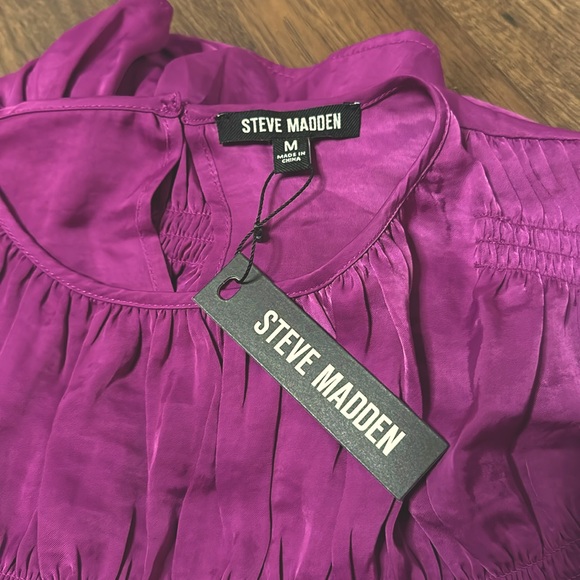 NWT STEVE MADDEN‎ Pyper Top - magenta/purple - Picture 4 of 5